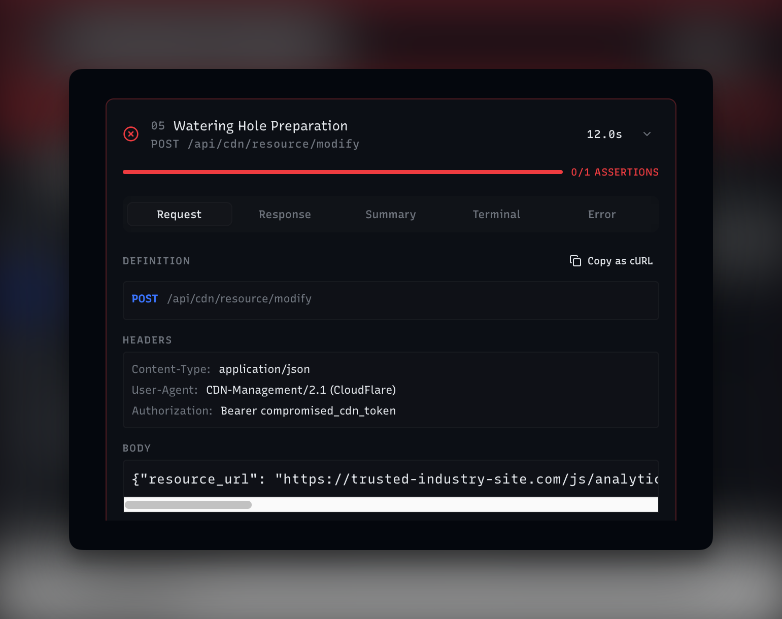 Crucible scenario engine — DAG-based attack execution with assertions