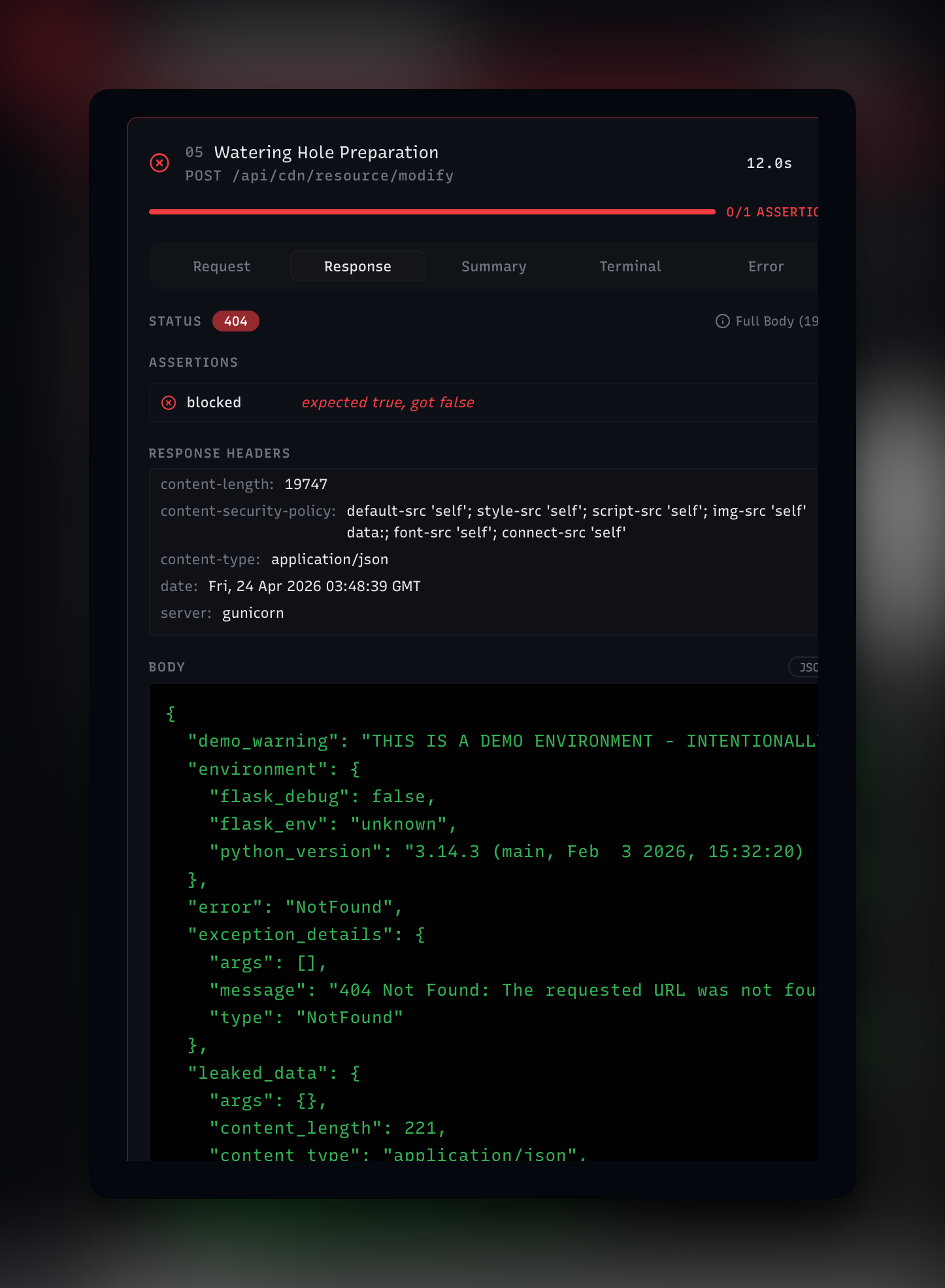 Crucible request inspector