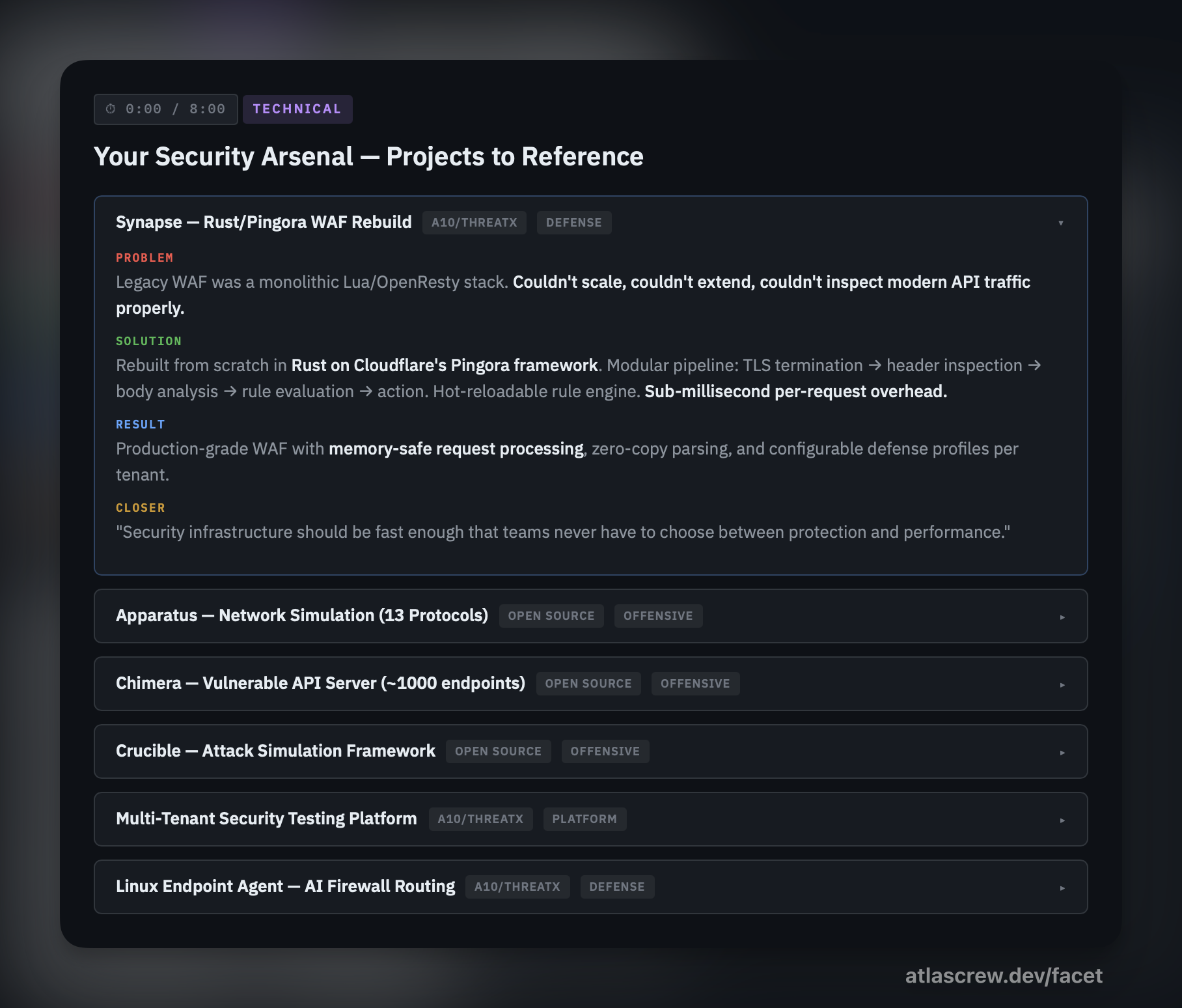 Interview prep projects