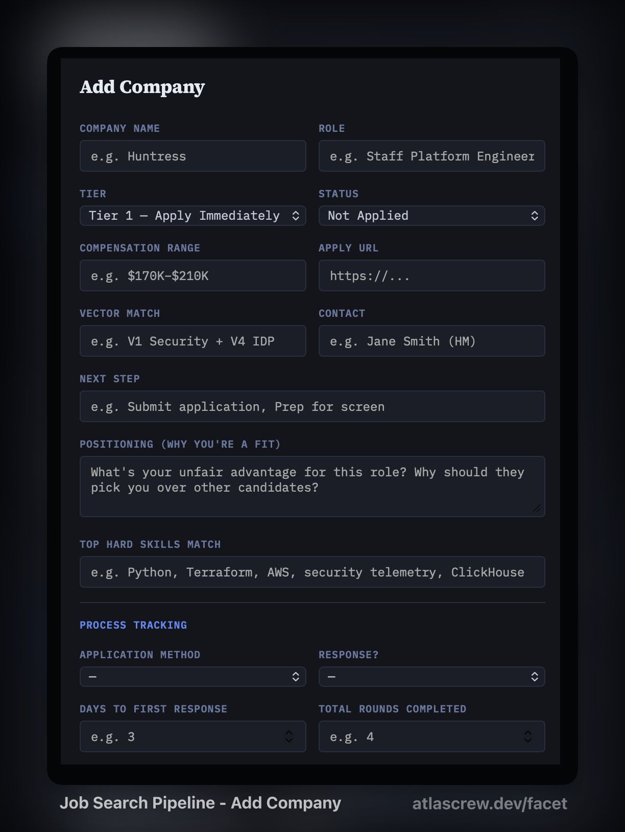 Pipeline add company