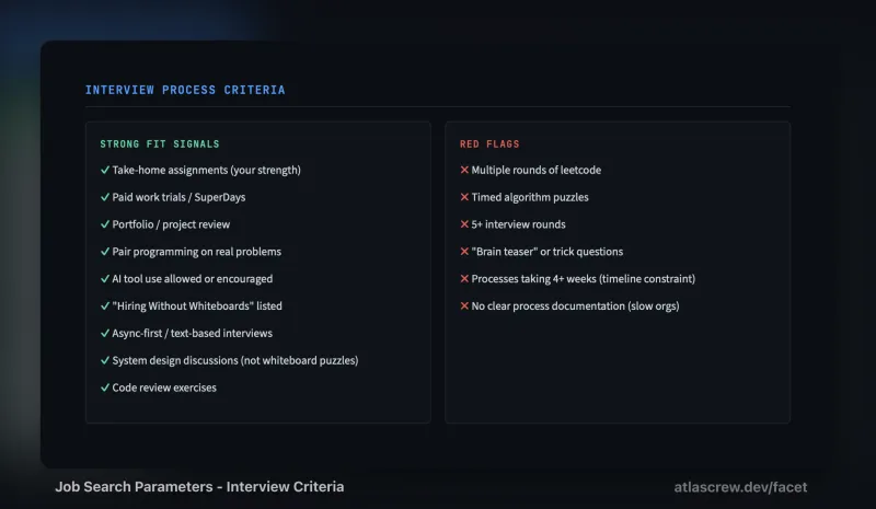 Search preferences